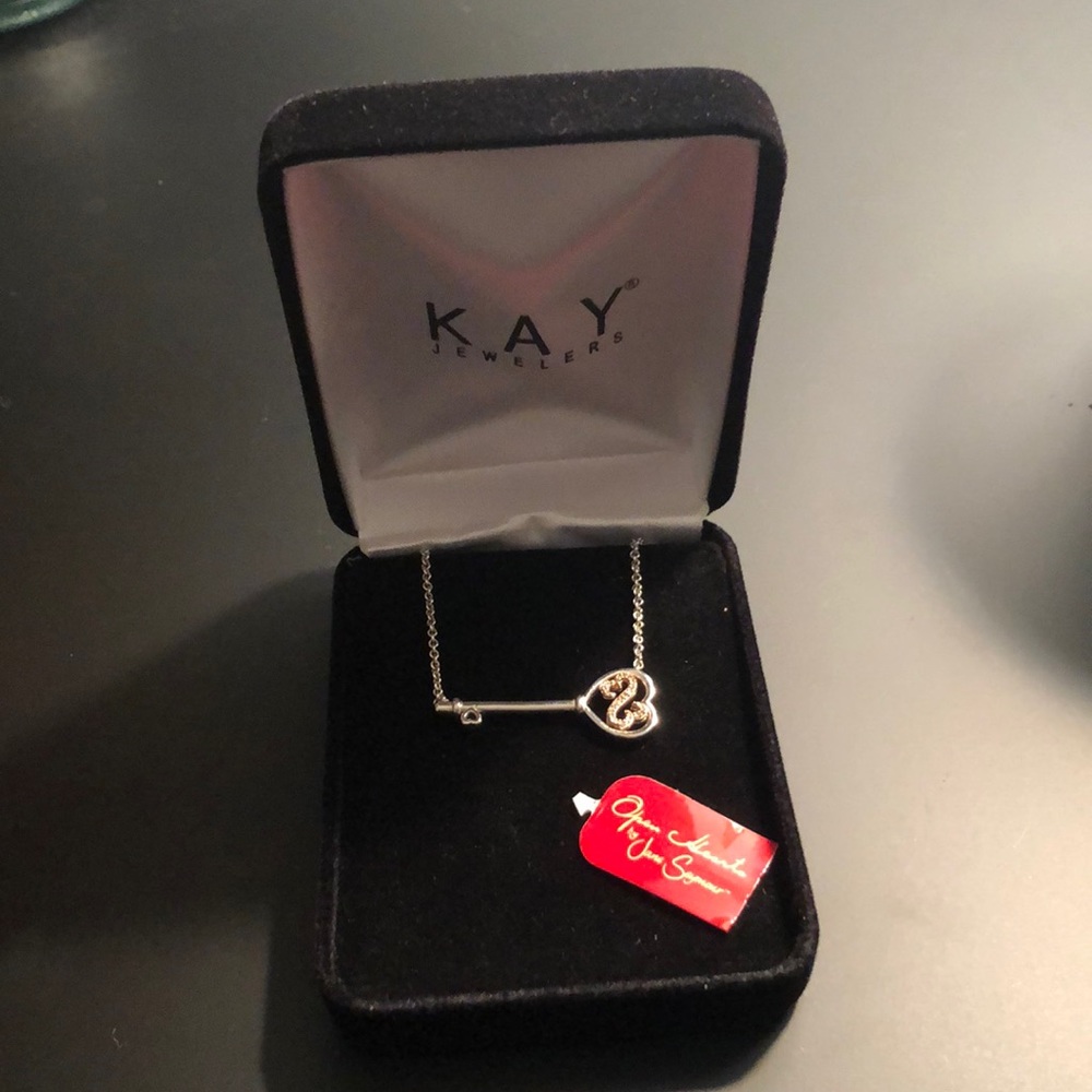 Open hearts necklace